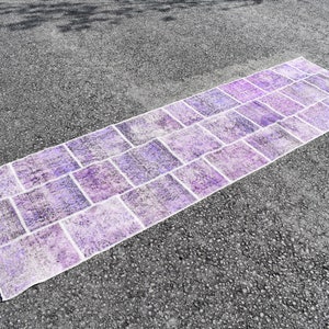 Turkish runner rug, Oushak rug, 2.6 x 9.2 Ft Handmade rug, Home decor, Boho decor rug, Vintage rug, Organic Wool rug, Kitchen rug, RRA2373
