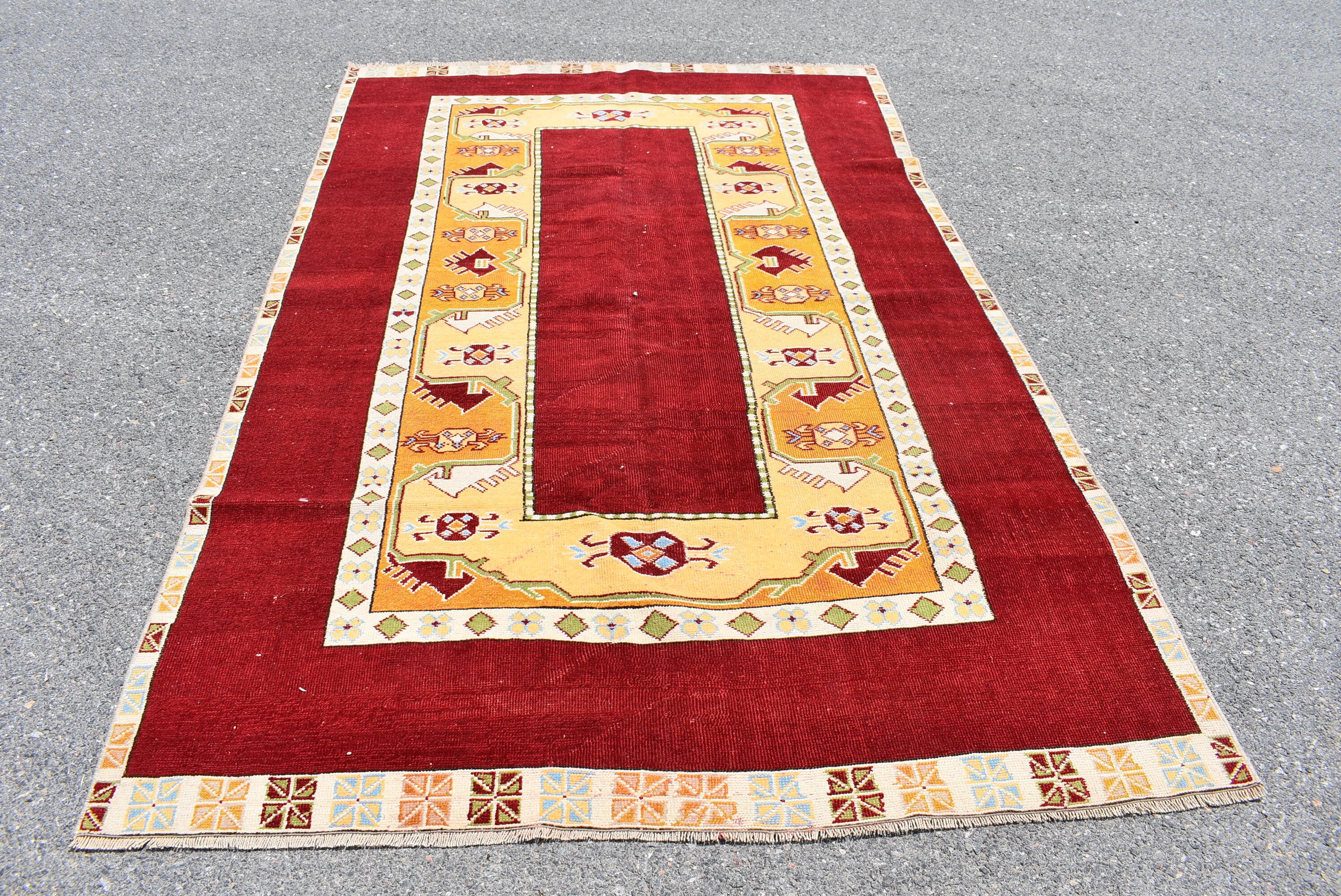117.5×192 ViNTAGE TURKiSH RUG 4.9 Ft. X 8.6 Ft. Vintage Turkish