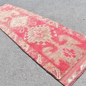 Runner rug, Stair rug, Herki rug 3.1 x 11.4 Ft Hallway rug, Turkish rug, Boho rug, Vintage rug,  Aztec rug, Corridor rug, Carpet RRA0893