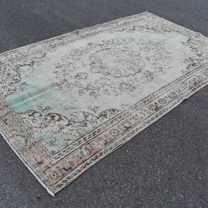 Handmade rug, Vintage rug, Oushak rug, Turkish rug, Oversize rug, Oriental rug, Home Decoration, 5.4 x 9.5 Ft Bohemian decor, Carpet RR3871