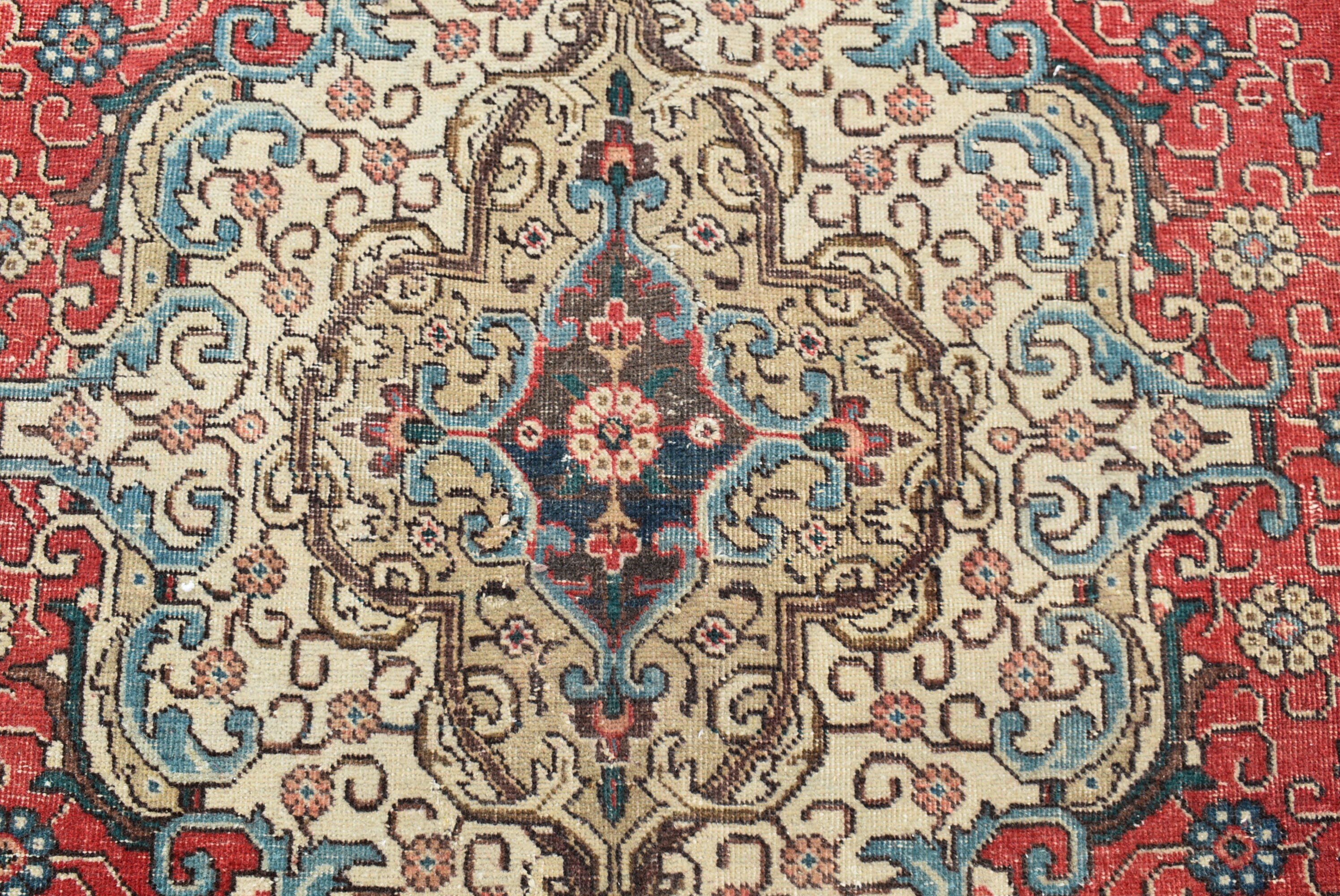 Red area rug Large Turkish rug Boho decor Vintage rug Area | Etsy