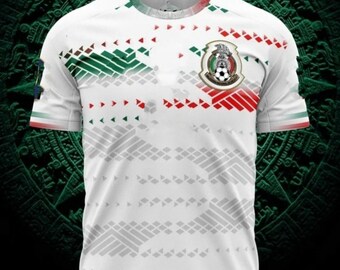 seleccion mexicana white jersey