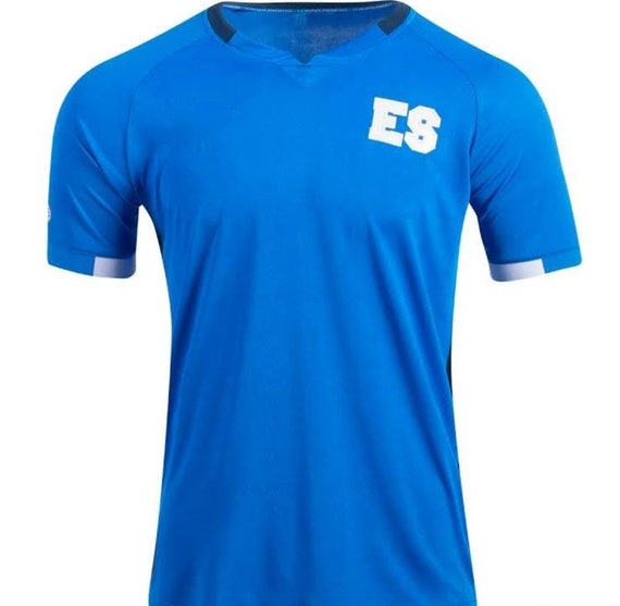 El Salvador Blue Azul Premium Soccer Jersey 2023 -   Israel