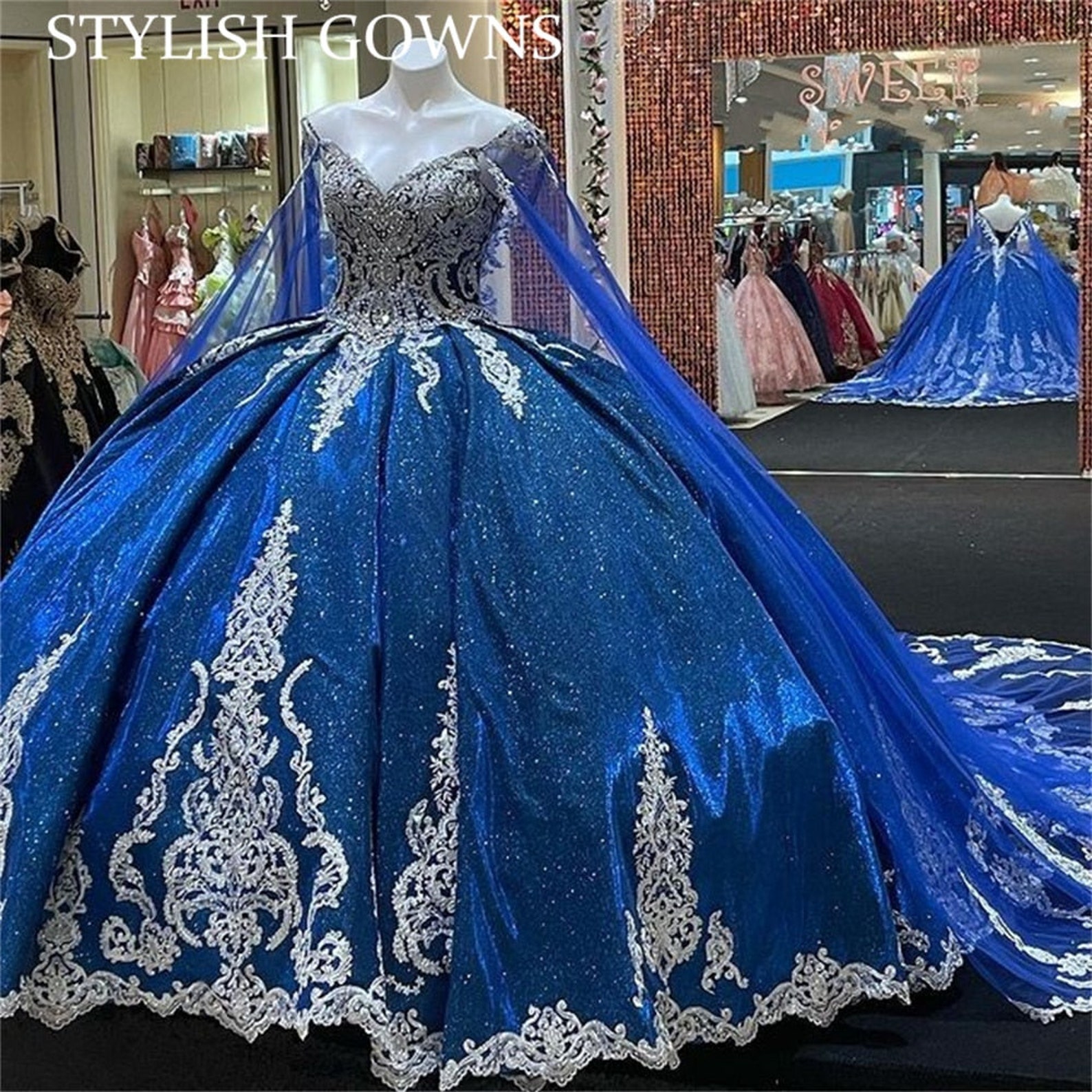 Off The Shoulder Princess Quinceanera Dress Ball Gown
