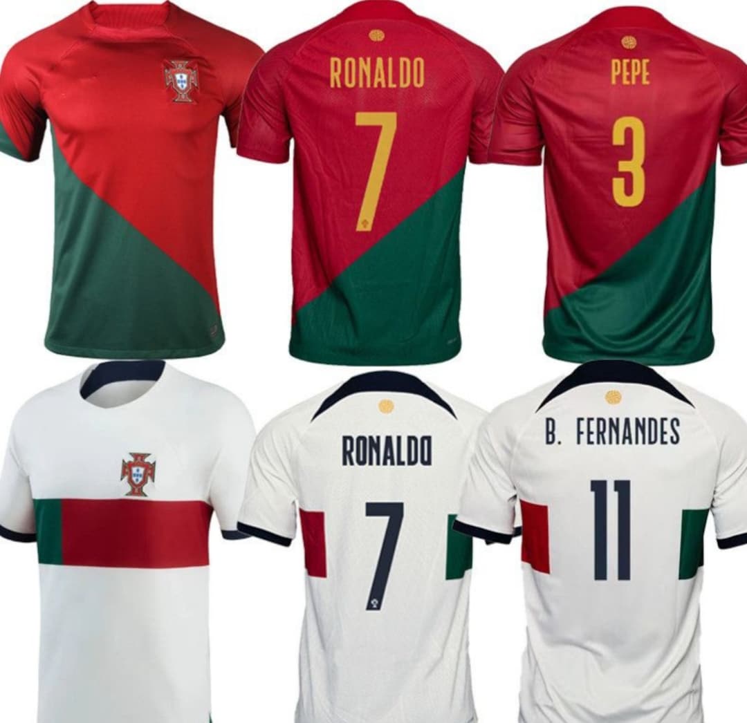 New Men Portugal Premium Soccer Jersey 2023 Etsy