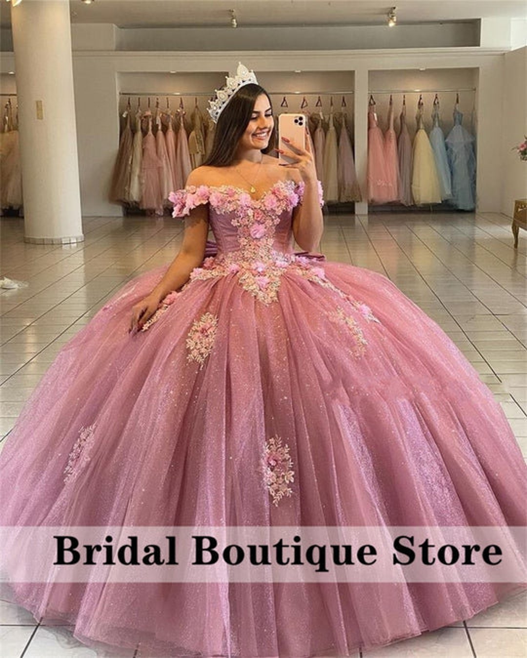 pink quince dress