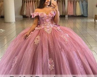 Ball Gown Quinceanera Dresses Tulle 