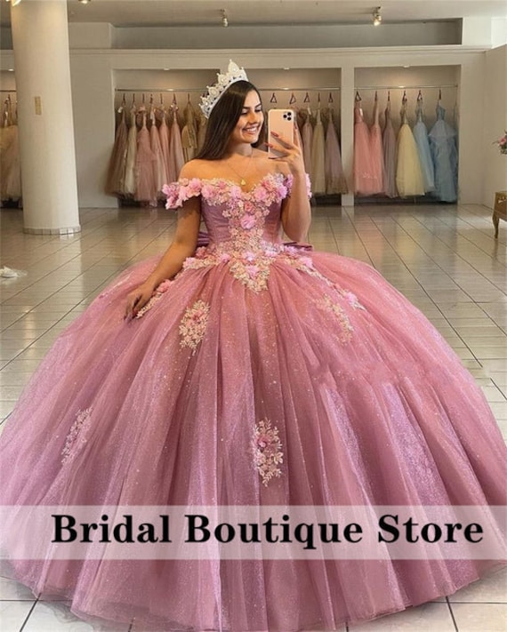Sweet 15 top dresses light pink