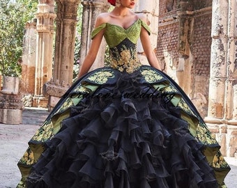 Charro Mexican Style Vestidos De Fiesta Quinceanera Prom - Etsy Sweden Charro Mexican Style Vestidos De Fiesta Quinceanera Prom - Etsy Sweden