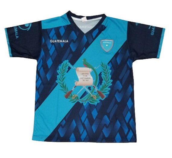 Guatemala Blue Azul Premium Soccer Jersey Playera 2022 Etsy