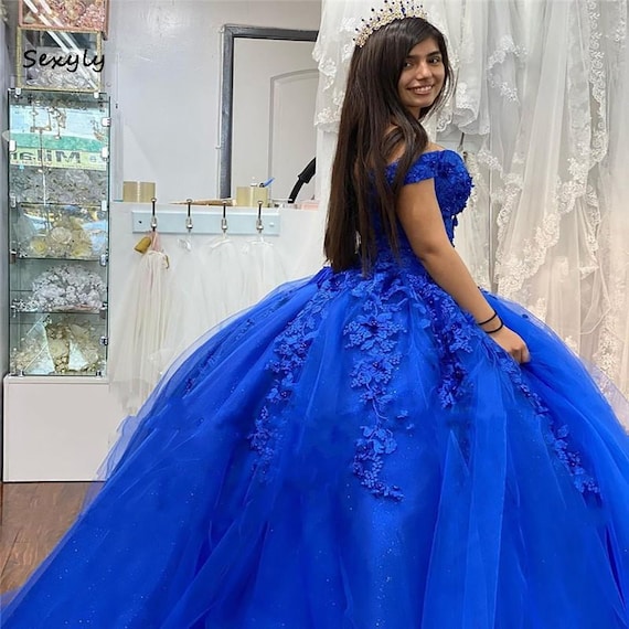 royal blue quince dress