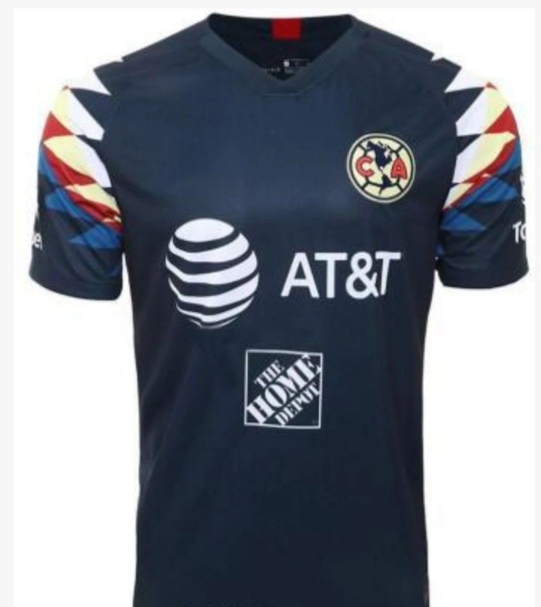 America Blue Azul Premium Soccer Jersey Etsy