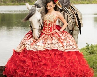 Vestidos De Fiesta Red Mexican Quinceanera Dresses 2021 Lace - Etsy Ireland Vestidos De Fiesta Red Mexican Quinceanera Dresses 2021 Lace - Etsy Ireland