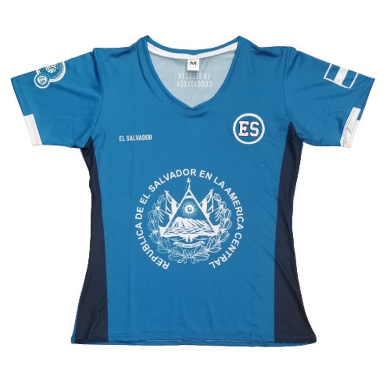 Women El Salvador Premium Soccer Jersey 2022 Size S Etsy