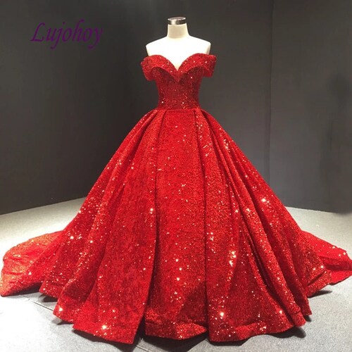 Luxury Black Red Quinceanera Dresses Ball Gown Mexican Sequin - Etsy