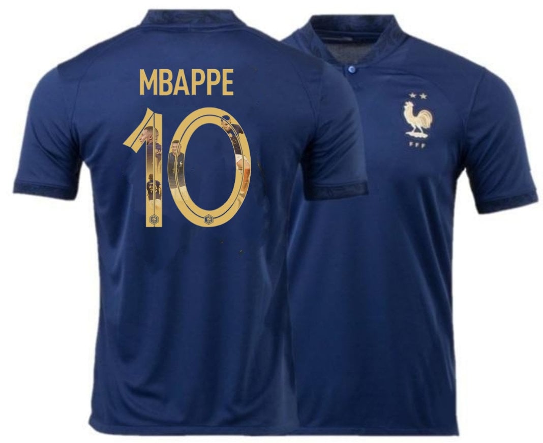 Présentoir de 20 kits supporters équipe de France de foot - Equinoxe Cadeaux