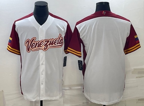 New Venezuela White Blanca Premium Baseball Jersey 2023 