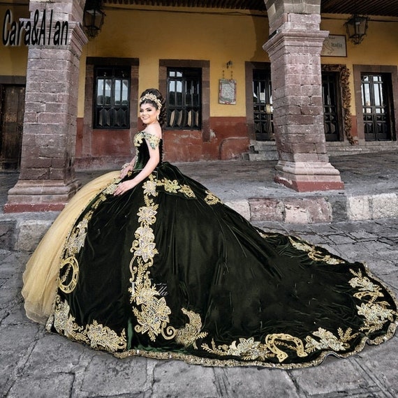 Charro Vestidos De XV Años Hunter Green Quinceanera Dresses - Etsy Ireland Charro Vestidos De XV Años Hunter Green Quinceanera Dresses - Etsy Ireland