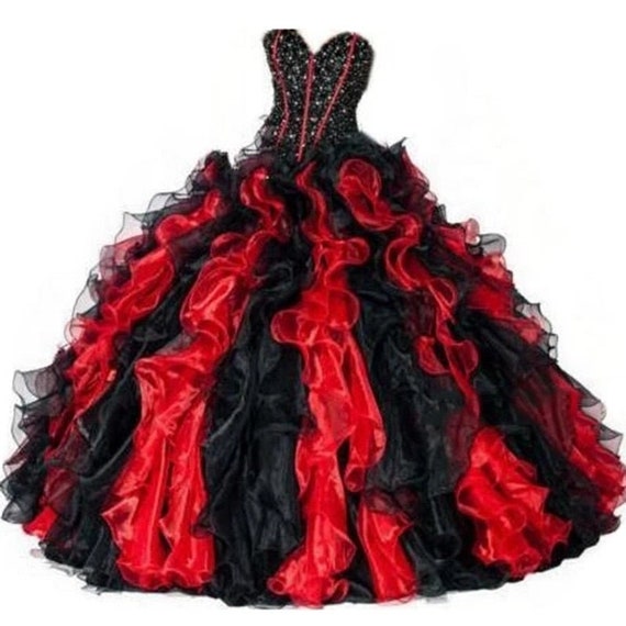 Red Quinceanera Dresses Ball Gown ...