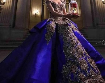 Royal Blue Ball Gown | Etsy