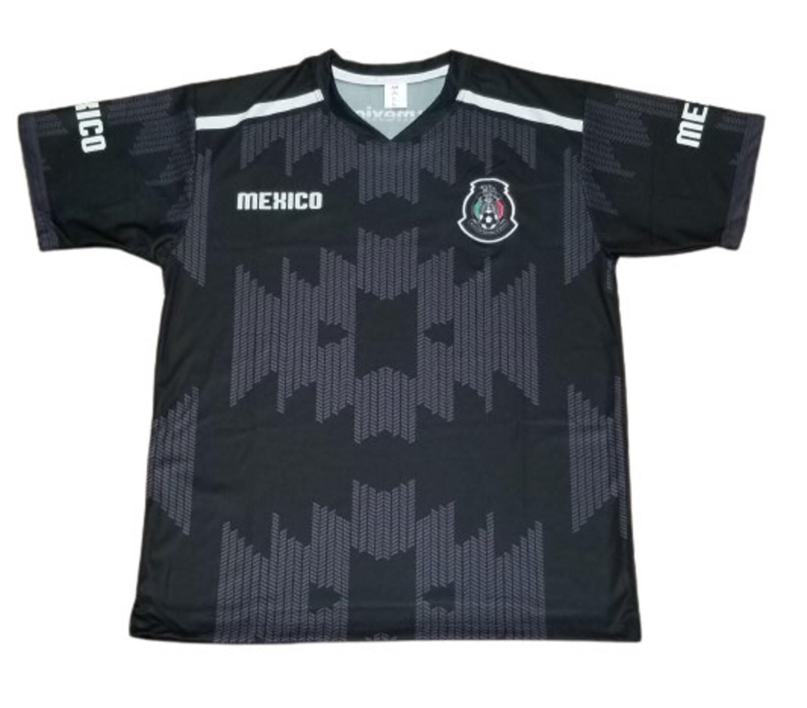 Mexico Black Negra Premium Soccer Jersey 2022 Etsy