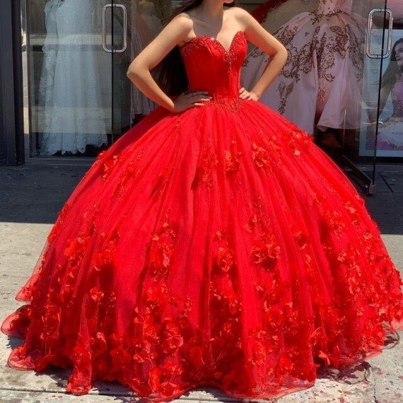 red quince dress