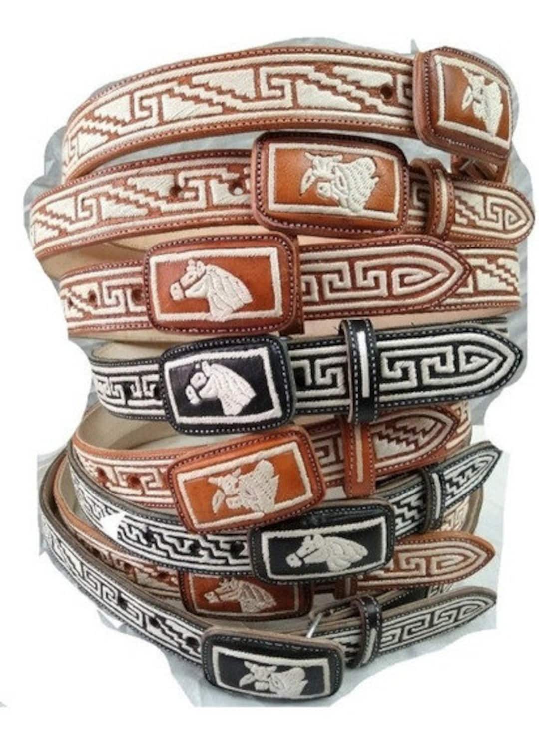 Cinto Vaquero Premium Mexican Western Belt Handmade Etsy