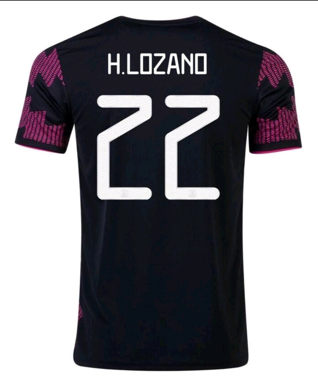 Mexico Black Premium Soccer Jersey 2022 Chicharito Chucky Etsy