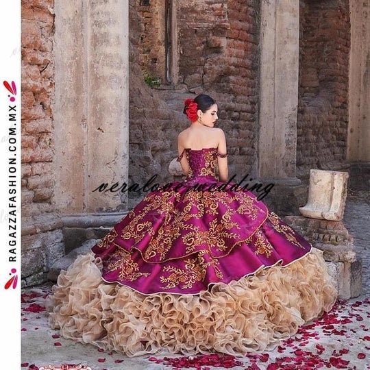 Charro Mexican Quinceanera Prom Dresses Modaensuenonupcial 2021