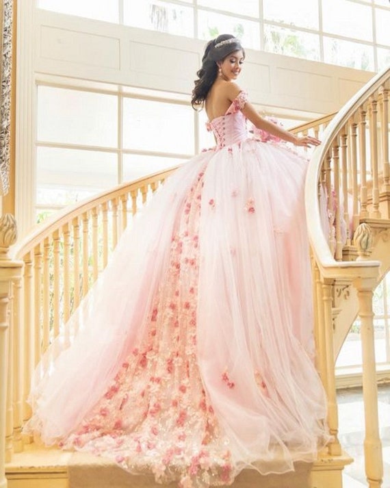 pink quinceanera dress