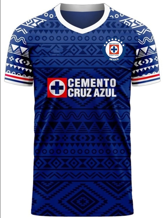 Limited Edition Cruz Azul Blue Azul Premium Soccer Jersey 2022 Etsy
