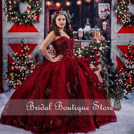 Vestidos De 15 Años Red Sequined Quinceanera Dresses Lace - Etsy Norway Vestidos De 15 Años Red Sequined Quinceanera Dresses Lace - Etsy Norway