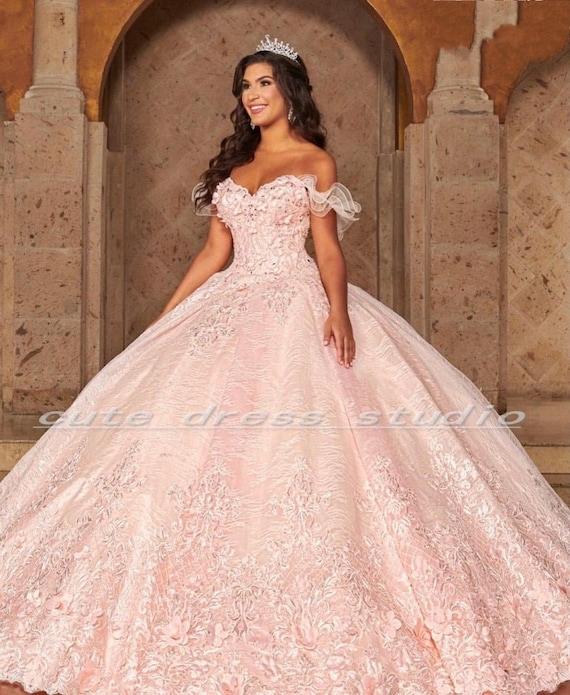 quince light pink dress