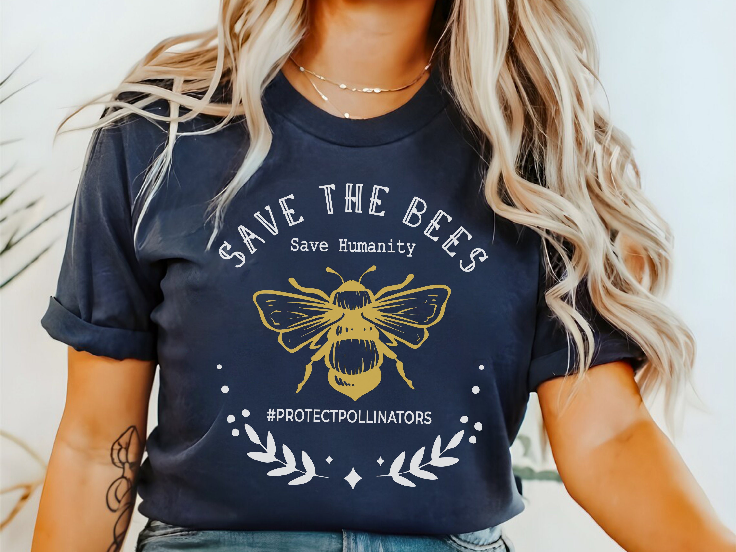 Save The Bees Save Humanity T-Shirt Save The Bees Save Humanity T-Shirt