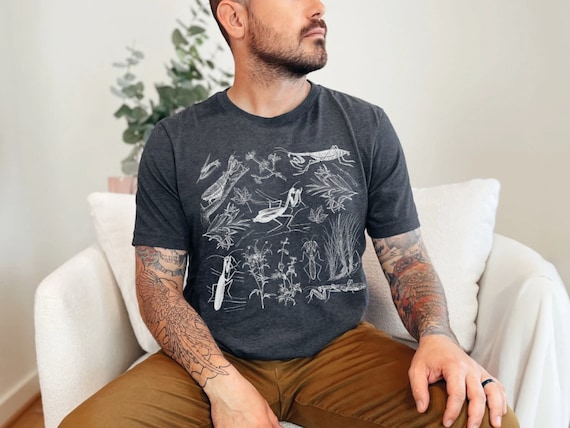 Praying Mantis Shirt • Insect Specimen Illustration for Naturalists & Entomology Lovers