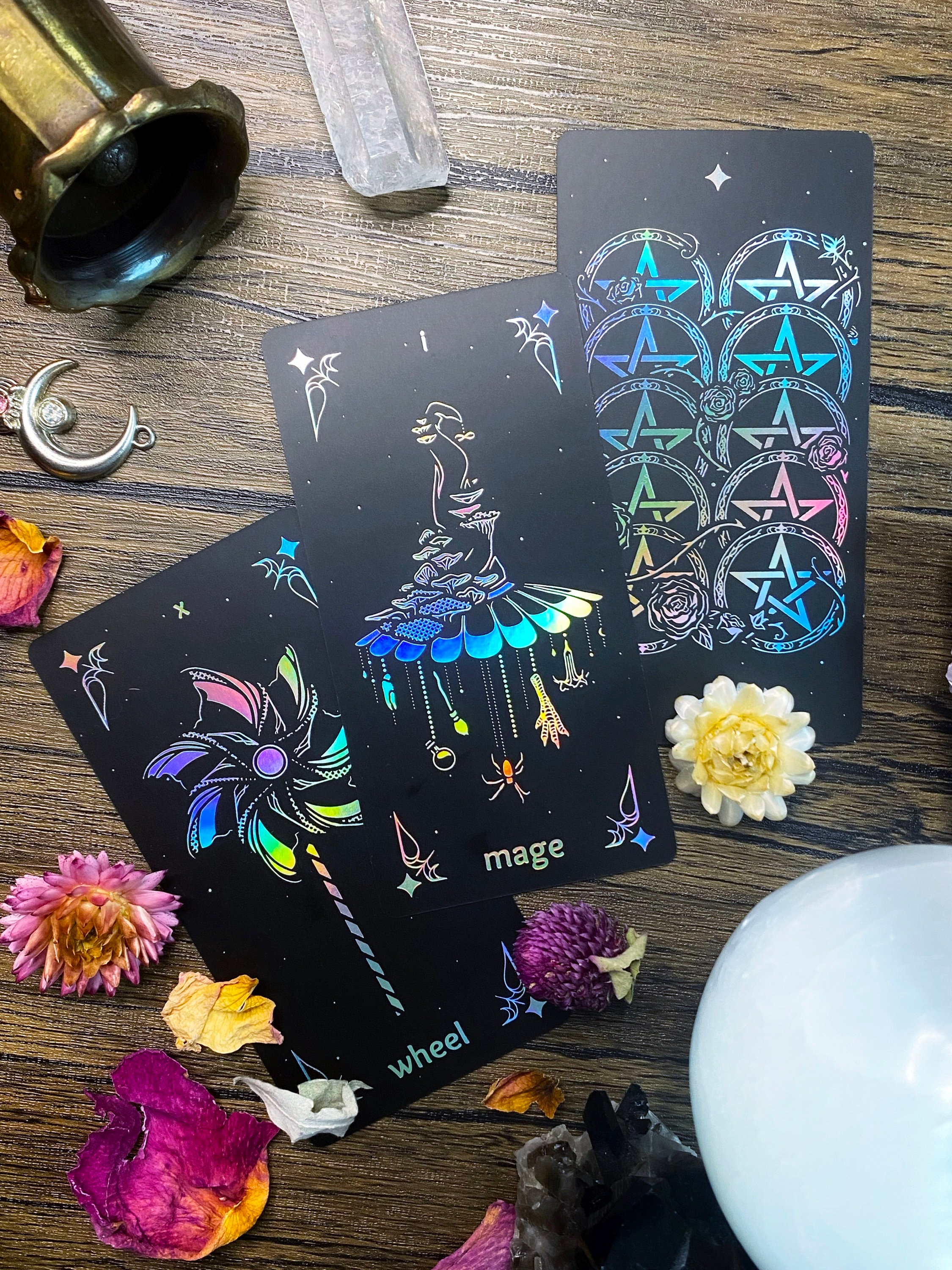 Black Salt Tarot Deck - Etsy