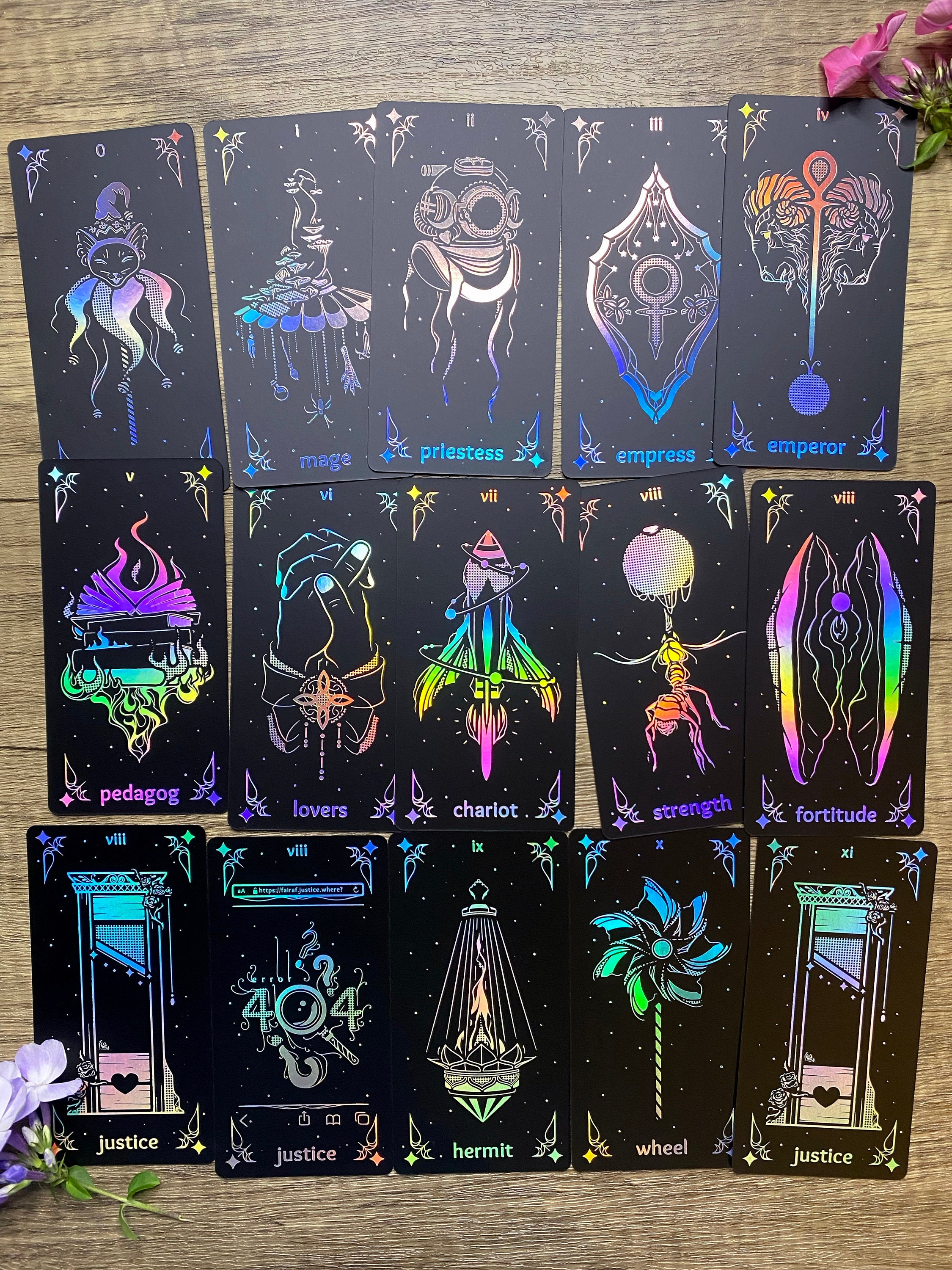 Black Salt Tarot Deck - Etsy
