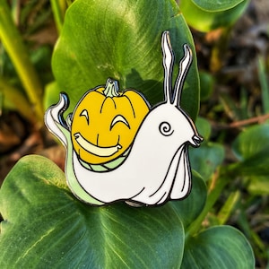 Pumpkin Snail Pin | Halloween, Spooky