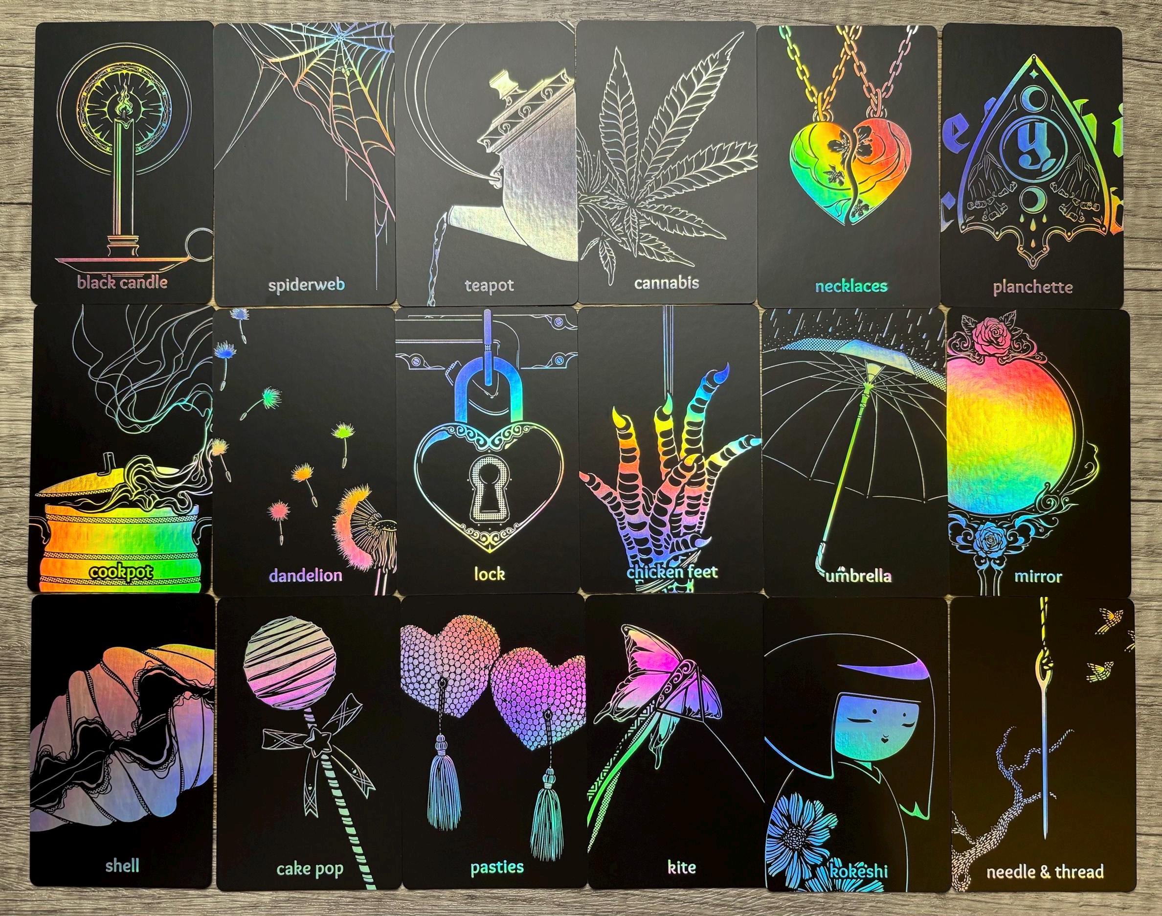 Black Salt Oracle Deck - Etsy