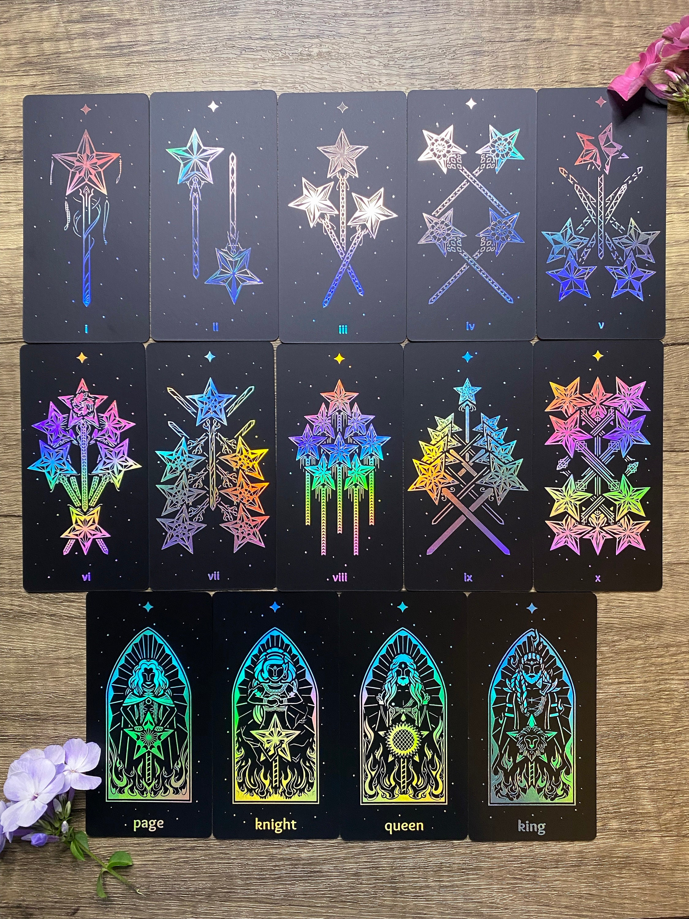 Black Salt Tarot Deck - Etsy