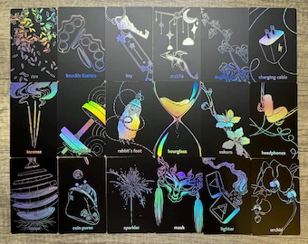 Black Salt Oracle Deck - Etsy