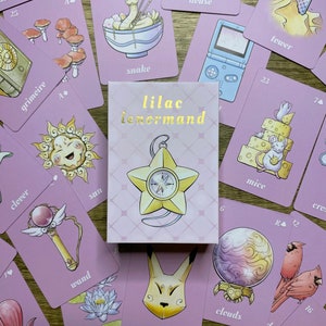 Lilac Lenormand Deck