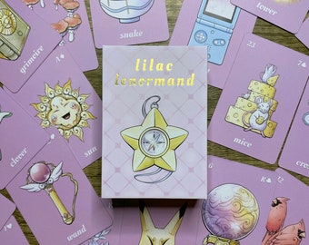 Lilac Lenormand Deck