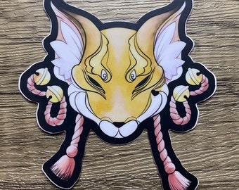 Fox Mask (Kitsune) Sticker