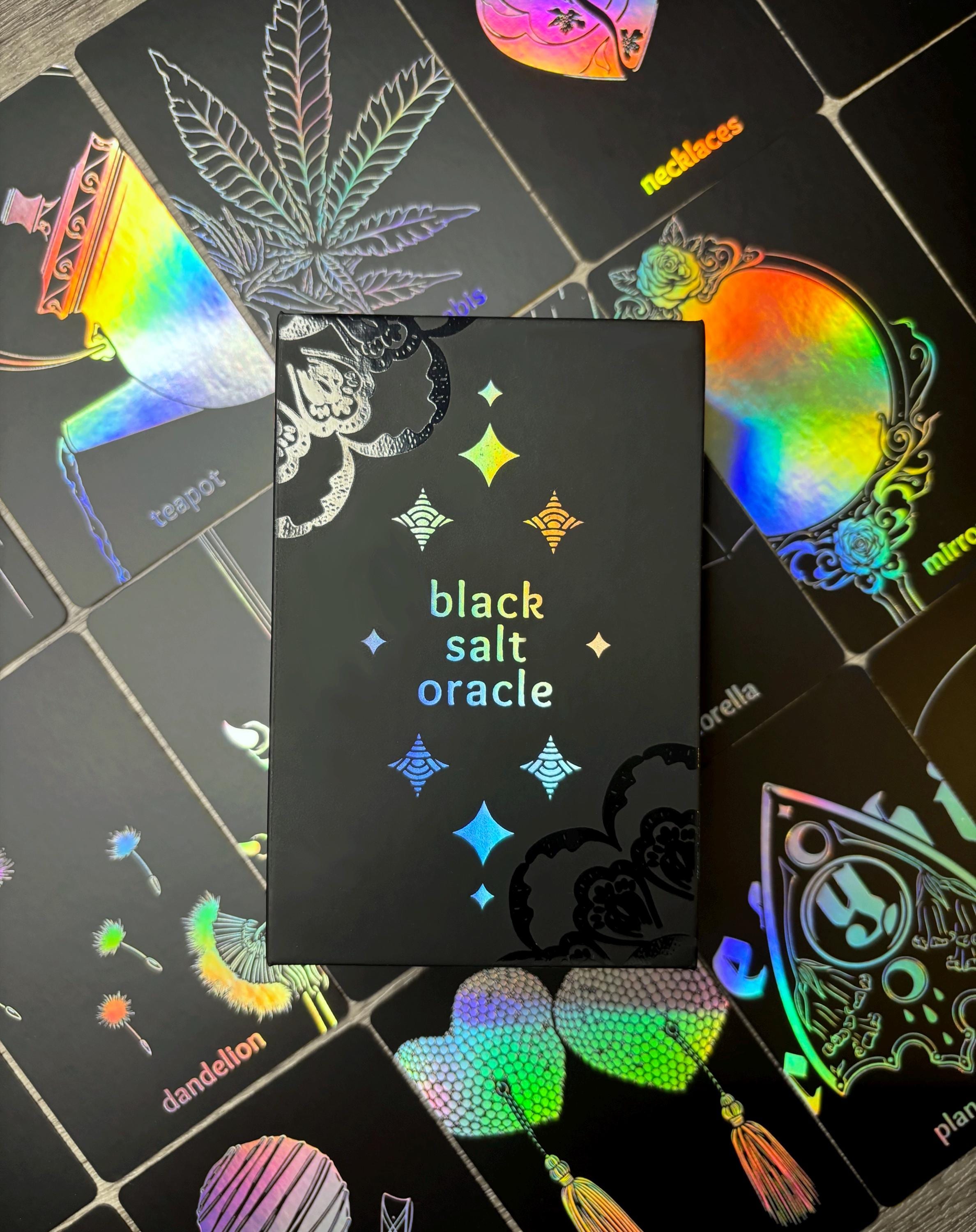 Black Salt Oracle Deck - Etsy