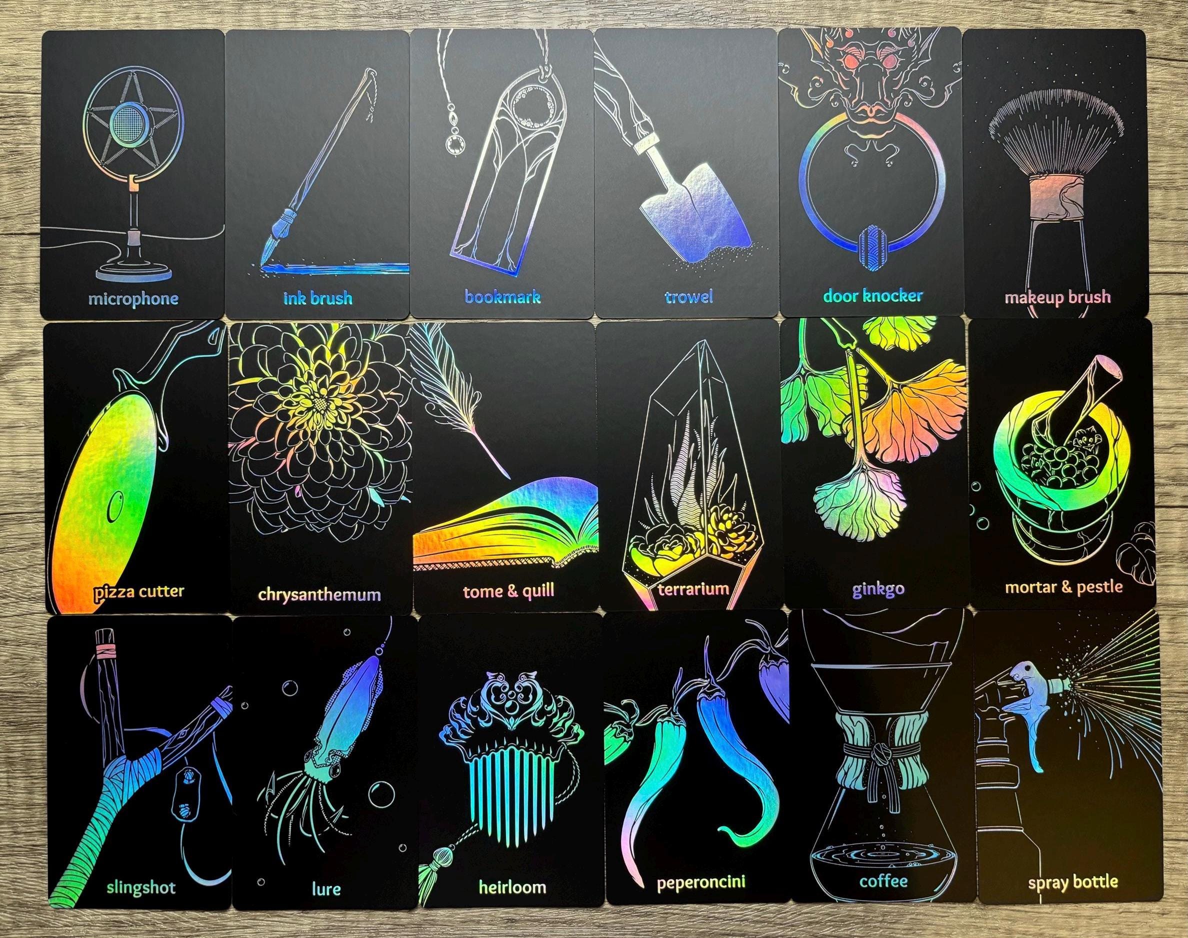 Black Salt Oracle Deck - Etsy