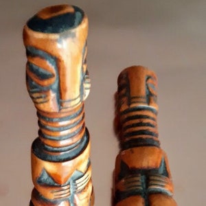Pair Mende Tribal Fertility Figures