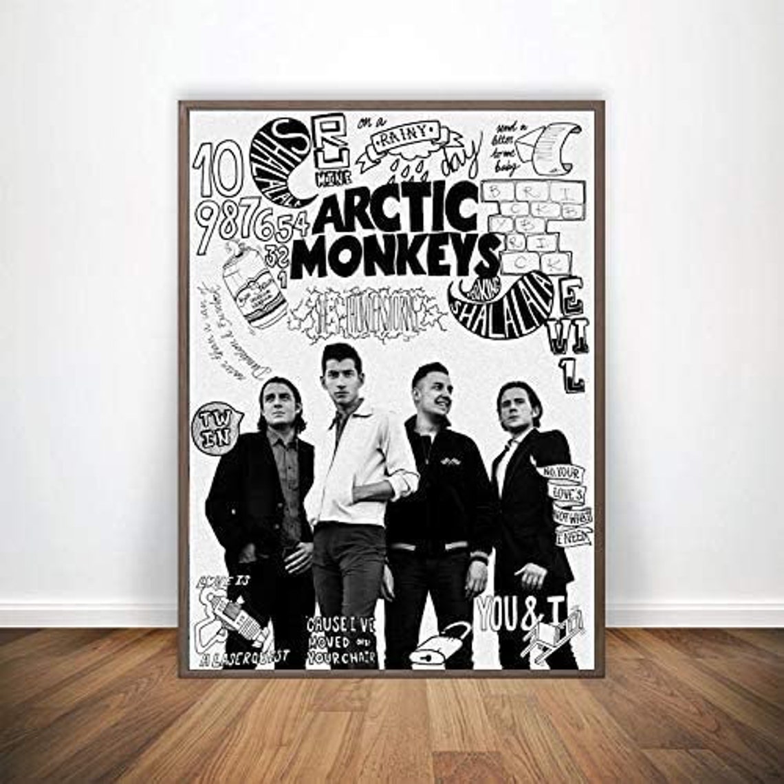 Arctic Monkeys Wall Poster Music Band Poster Arctic Monkeys Etsy