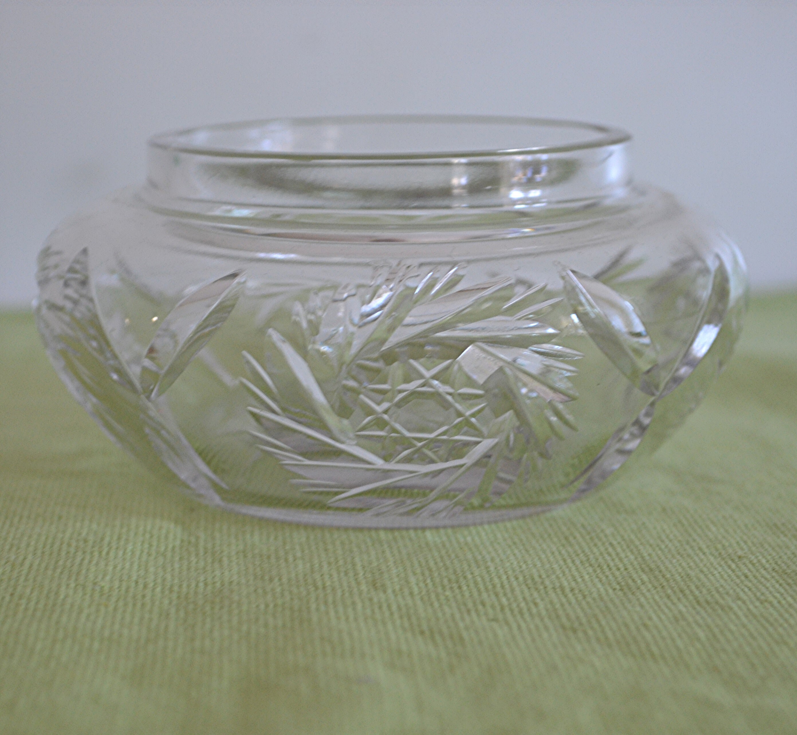 Vintage Vanity Jar with Sterling Silver Lid and Crystal Base Etsy