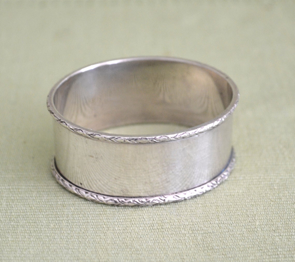 Birks Sterling Silver Napkin Ring Etsy